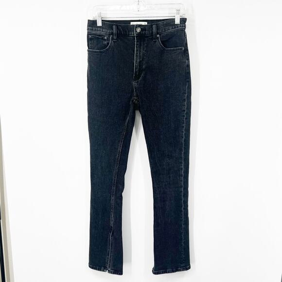 Abercrombie & Fitch The Skinny Jeans High Rise Ankle Slits Black - Picture 1 of 8
